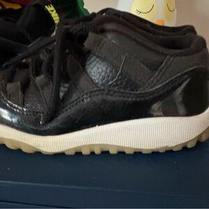 Classic Black Kids Sneakers